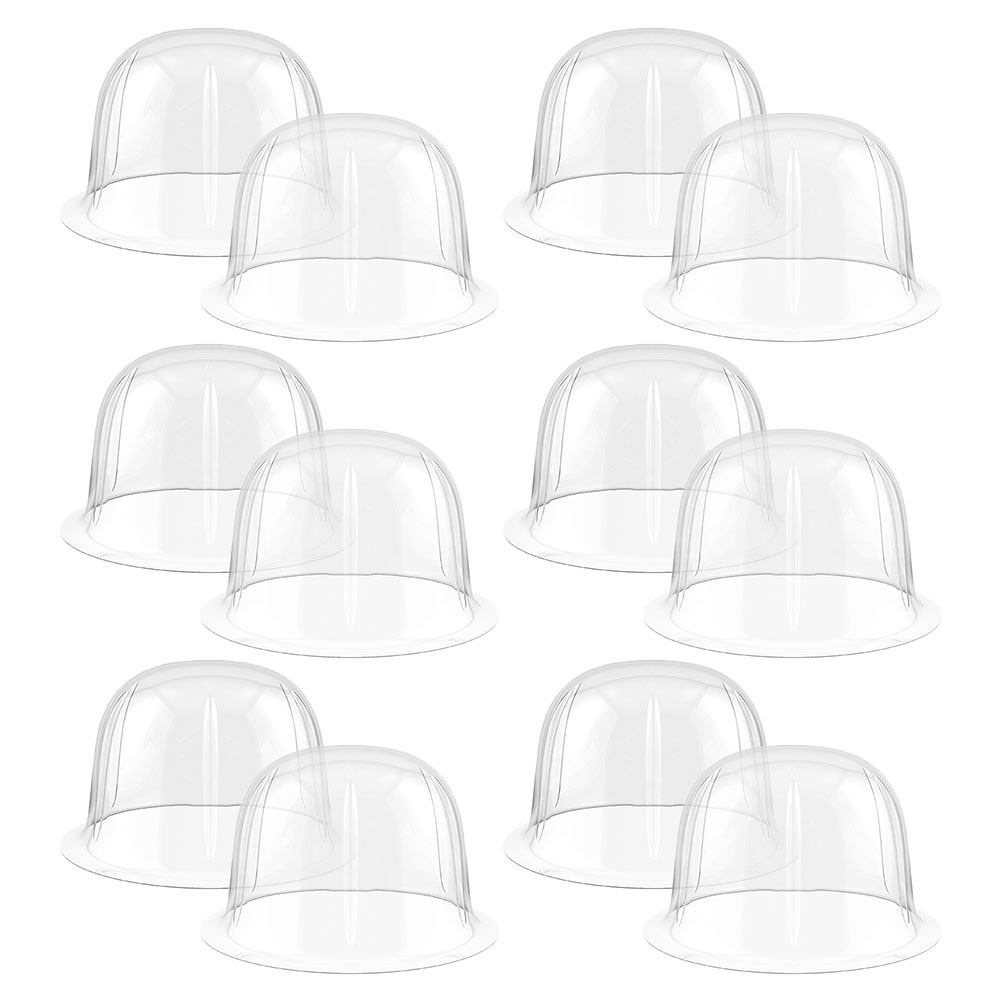 12 Soportes Transparentes de P - Plastic Dome Clear reseña y precio